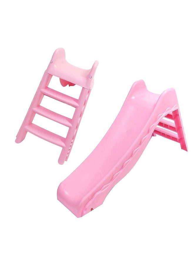 ALBADER Play Slide For kids Pink Color Playset for Indoor or Outdoor Use For Ages 18 Months+, Garden Toy and Outdoor Activity for Kids, Durable, Stable, Child-Safe For Girls and Boys - Image 5